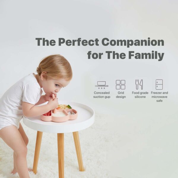 Sakumini Silicone Suction Plate Bowl Straw Piring Mangkok Mpasi Bayi - Image 2