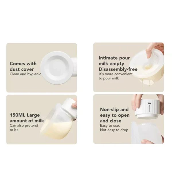 Sakumini Pompa Asi Elektrik Wearable Hands Free Breast Pump Electric - Image 5