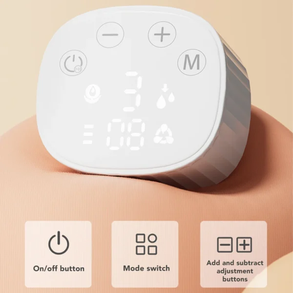 Sakumini Pompa Asi Elektrik Wearable Hands Free Breast Pump Electric - Image 2