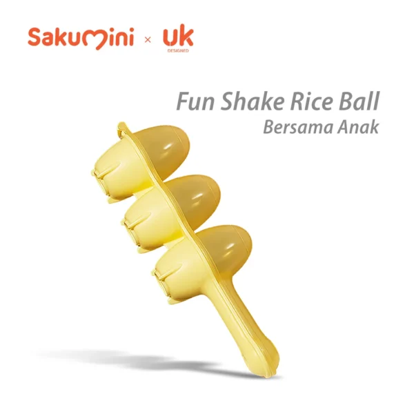 Sakumini Rice Ball Shaker Bento Cetakan Nasi Bulat Bola Bpa Free