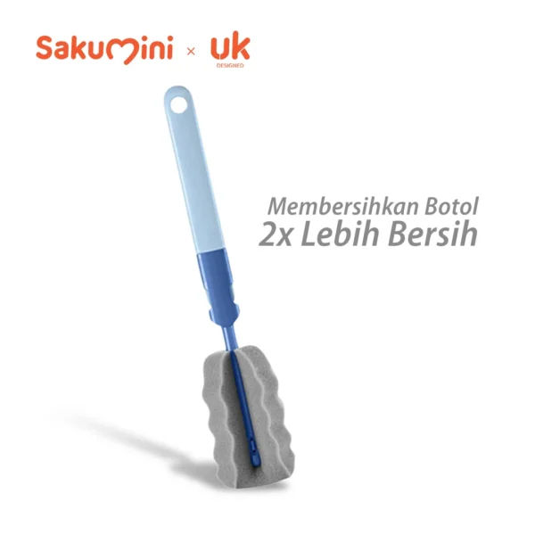 Sakumini Pembersih Botol Bayi 360 Series Bottle Brush Series