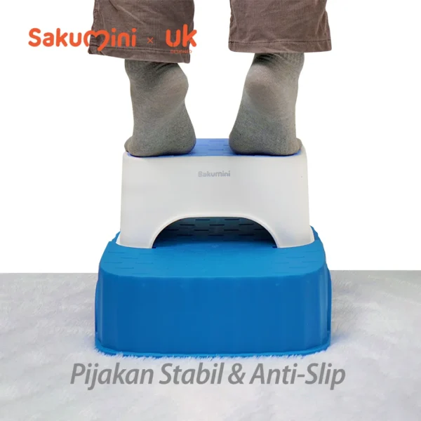 Sakumini Step Stool Toilet Bangku Pijakan Kaki Anak Anti Slip
