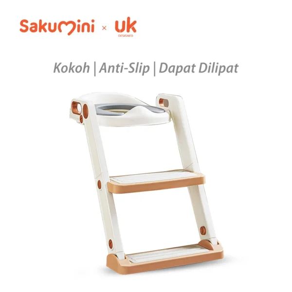 Sakumini Potty Toilet Training Ladder Seat Tangga Dudukan Kloset Anak