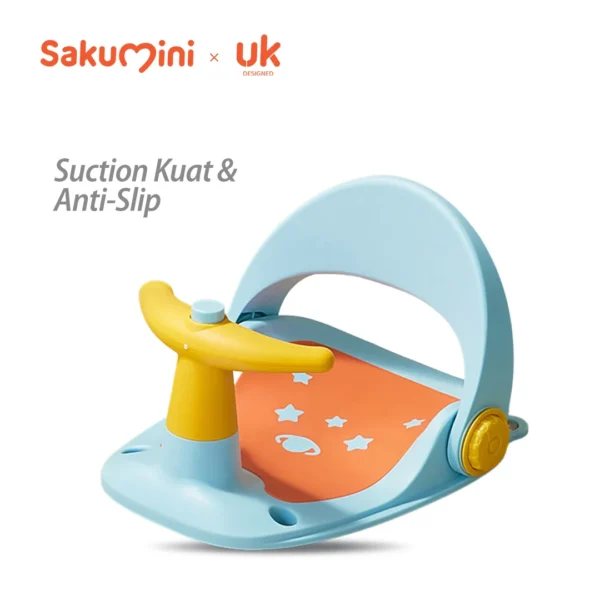 Sakumini Bathtub Seat Stool Training Dudukan Sandaran Mandi Bayi
