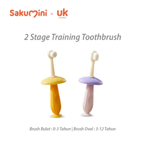Sakumini Sikat Gigi Anak Lembut Soft Children Training Toothbrush