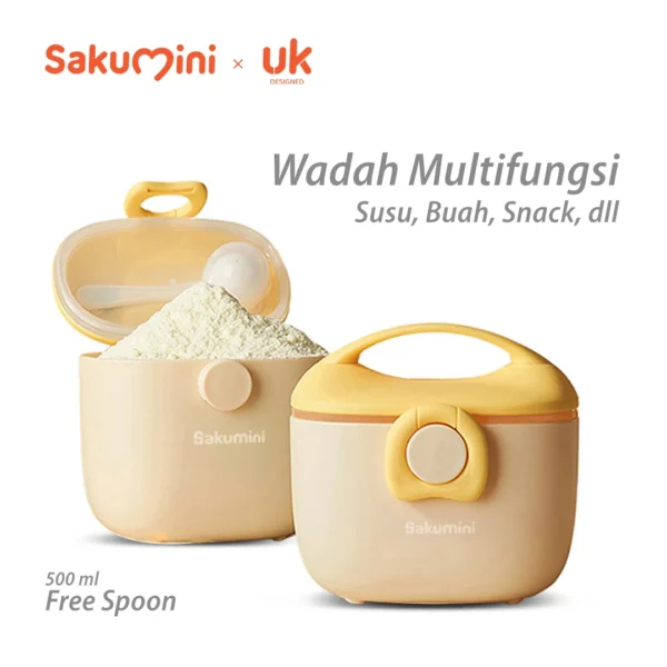 Sakumini Milk Powder Container Wadah Tempat Susu Bubuk Bayi