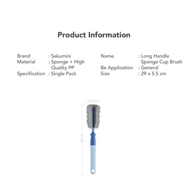 Sakumini Pembersih Botol Bayi 360 Series Bottle Brush Series - Image 5