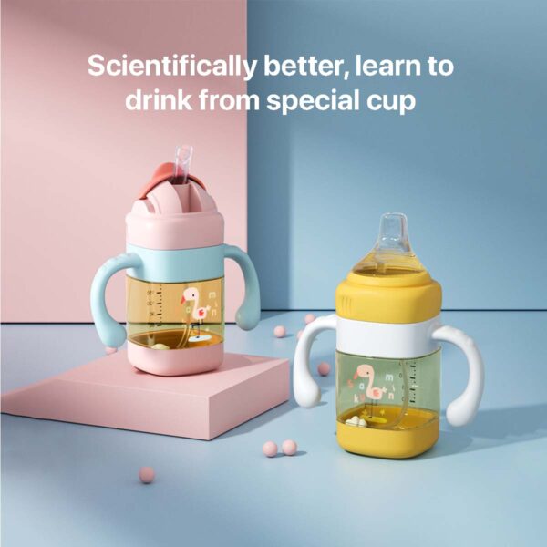 Sakumini Baby Botol Minum Sedotan Training Cup PPSU 240ml - Image 2