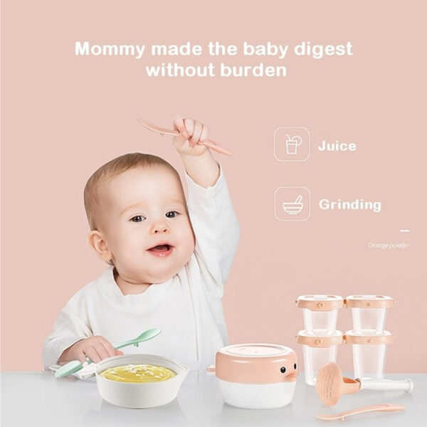 Sakumini Food Grinder Bowl Set Penghalus Pengolah Makanan Anak MPASI - Image 5
