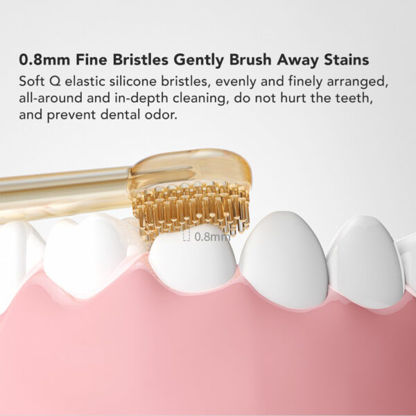 Sakumini Silicone Toothbrush Tongue Cleaner Sikat Gigi Lidah Bayi - Image 3