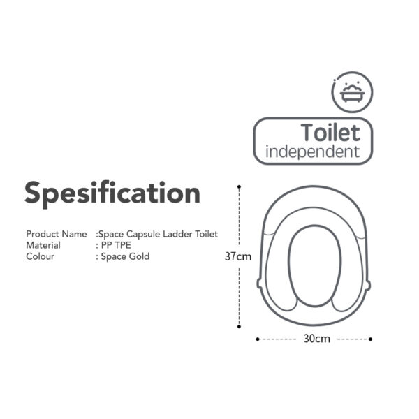 Sakumini Potty Toilet Training Ladder Seat Tangga Dudukan Kloset Anak - Image 2
