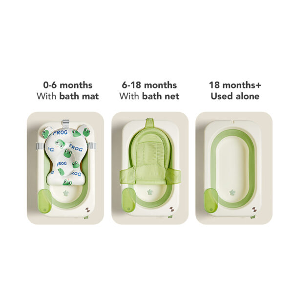 Sakumini Baby Bathtub Foldable Portable Bak Mandi Lipat Anak - Image 2