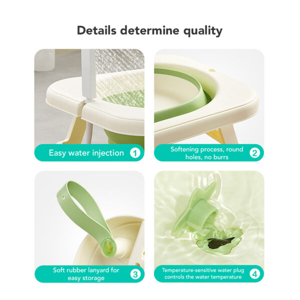 Sakumini Baby Bathtub Foldable Portable Bak Mandi Lipat Anak - Image 3