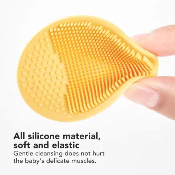 Sakumini Silicone Hair Shampoo Massage Brush Sikat Pijat Keramas Rambut Bayi - Image 3