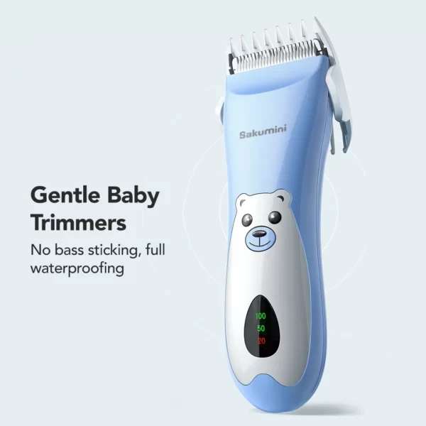 Sakumini Hair Clipper Elektrik Alat Mesin Cukur Potong Rambut Bayi - Image 3