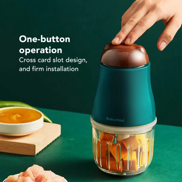 Sakumini Blender Portable Food Chopper Grinder Penggiling Penghalus Processor Mpasi - Image 2