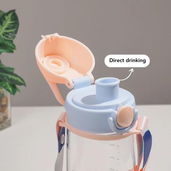 Sakumini Botol Minum Sedotan Anak Tritan Training Straw Cup - Image 3