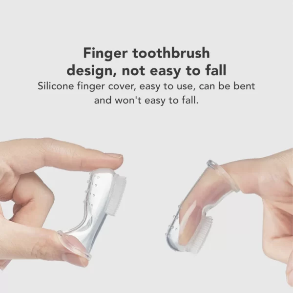 Sakumini Sikat Gigi Lidah Bayi Silikon Finger Toothbrush Silicone Baby - Image 4