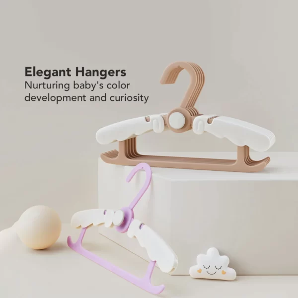 Sakumini Clothes Pants Hanger Gantungan Baju Celana Bayi Anak Anti Slip Multifungsi - Image 3