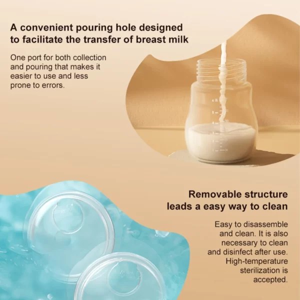 Sakumini Silicone Manual Breast Pump Milk Collector Pompa Asi Manual - Image 3