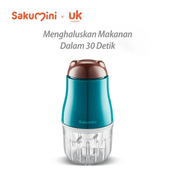 Sakumini Blender Portable Food Chopper Grinder Penggiling Penghalus Processor Mpasi