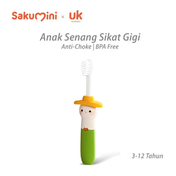 Sakumini Sikat Gigi Belajar Anak Lembut Soft Children Training Toothbrush