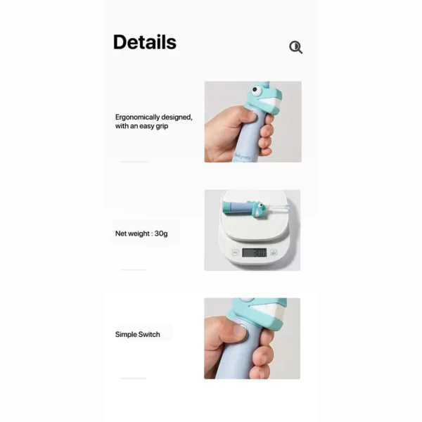 BC Babycare Electric Toothbrush Led Smart Sikat Gigi Elektrik Bayi - Image 3