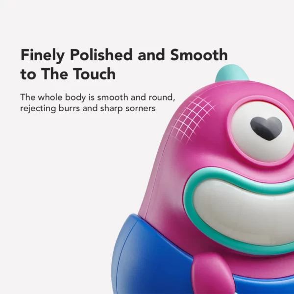 BC Babycare Mainan Edukasi Boneka Goyang Anak Bayi Tumbler Dino Rattle - Image 4