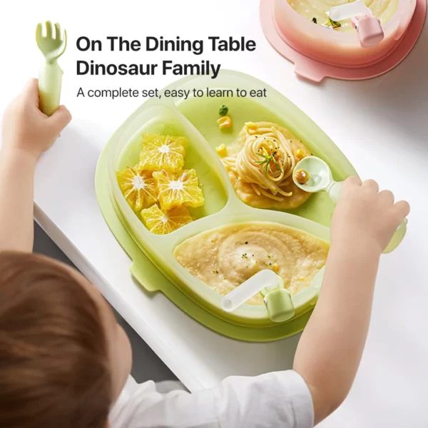 BC Babycare Learning Silicone Spoon Fork PPSU Sendok Garpu Training Bayi - Image 2