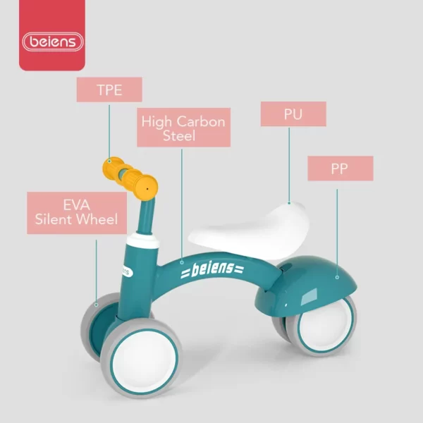 Beiens Baby Balance Bikes Toddler Sepeda Keseimbangan Anak Bayi - Image 2