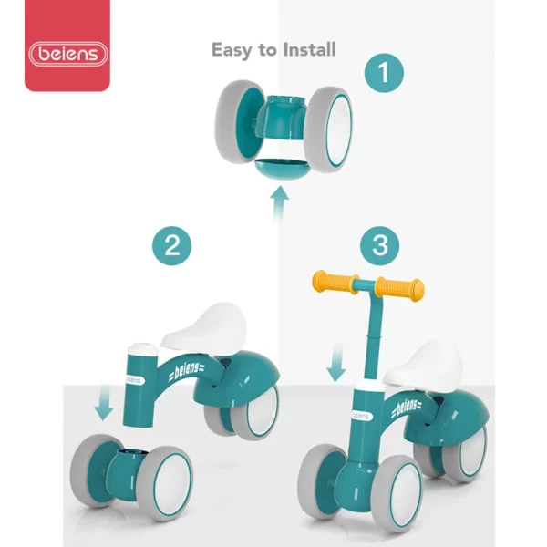 Beiens Baby Balance Bikes Toddler Sepeda Keseimbangan Anak Bayi - Image 3