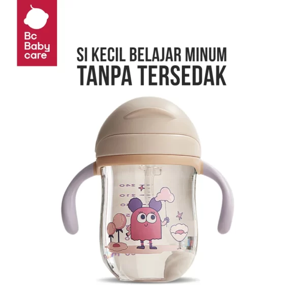 BC Babycare Sippy Cup Tritan 240ml Botol Minum Sedotan Anak Bayi