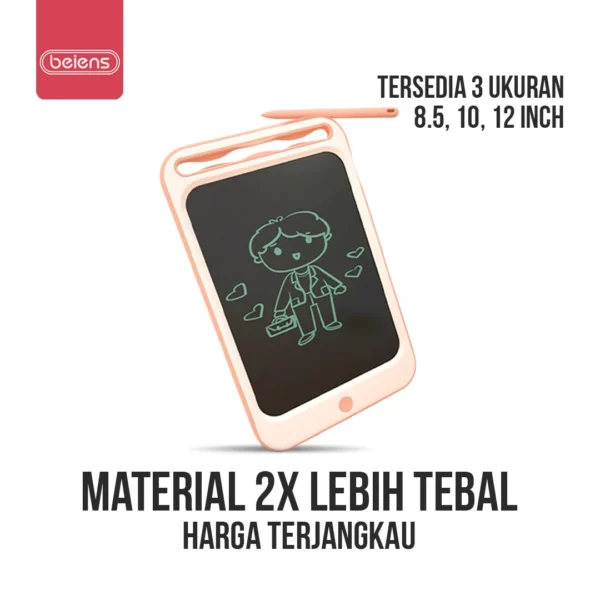 Beiens Tablet LCD Writing Pad Papan Tulis Gambar Board Drawing Tab
