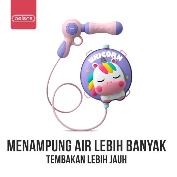 Beiens Backpack Tas Water Gun Mainan Spray Tembakan Air Anak