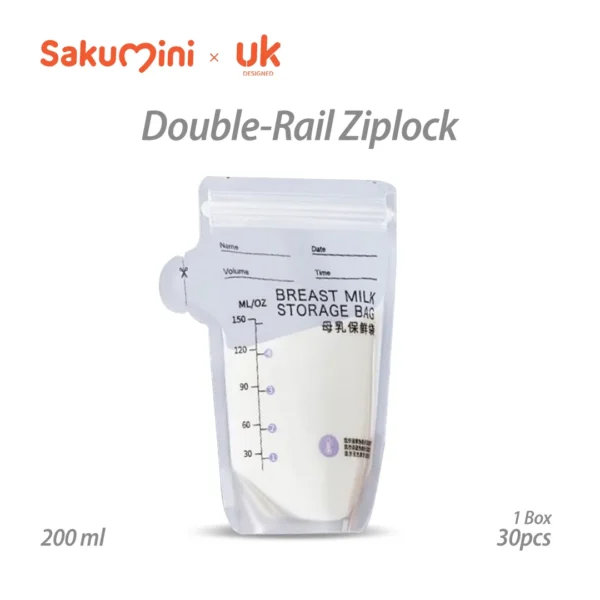 Sakumini Disposable Breastmilk Storage Bag Penampung Kantong Asi Susu Bayi Food Grade