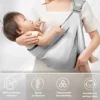 Sakumini Baby Carrier Breathable Soft Easy Gendongan Bayi Breathable - Image 2
