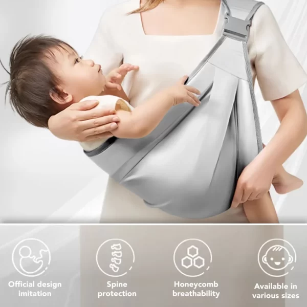 Sakumini Baby Carrier Breathable Soft Easy Gendongan Bayi Breathable - Image 2