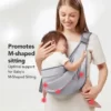 Sakumini Baby Carrier Breathable Soft Easy Gendongan Bayi Breathable - Image 3