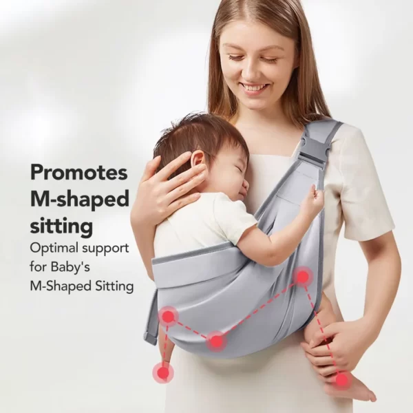 Sakumini Baby Carrier Breathable Soft Easy Gendongan Bayi Breathable - Image 3