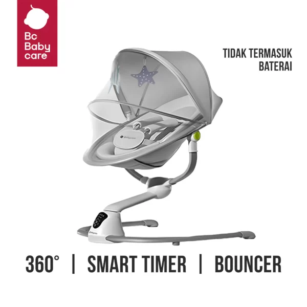 BC Babycare Automatic Baby Swing Bed Rocking Chair Tempat Tidur Ayunan Bayi Otomatis