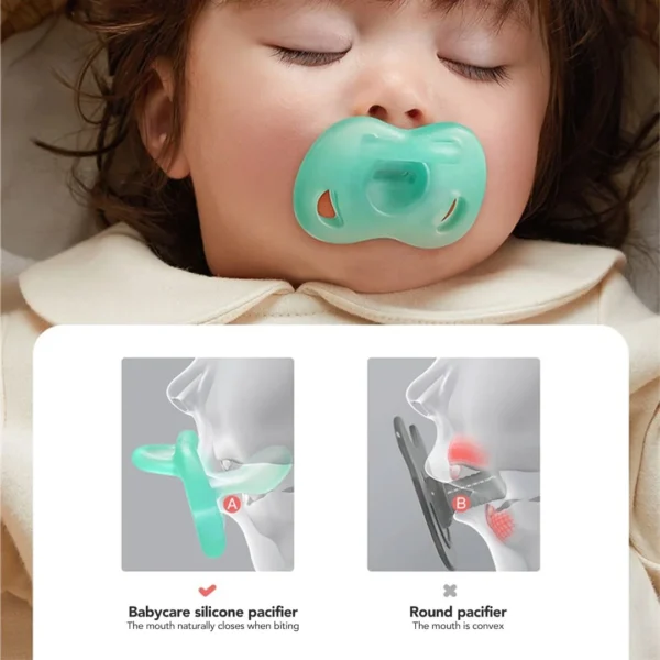 BC Babycare Silicone Pacifier Baby Empeng Silikon Dot Bayi - Image 2