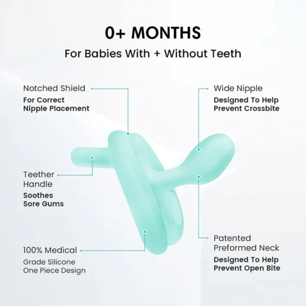 BC Babycare Silicone Pacifier Baby Empeng Silikon Dot Bayi - Image 4