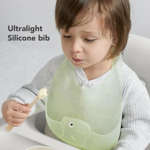 BC Babycare Silicone Bib Slabber Baby Celemek Makan Bayi Mpasi - Image 7