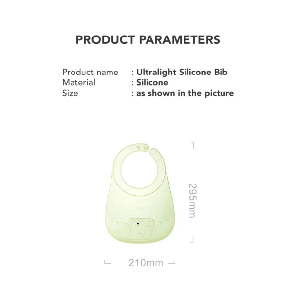 BC Babycare Silicone Bib Slabber Baby Celemek Makan Bayi Mpasi - Image 8