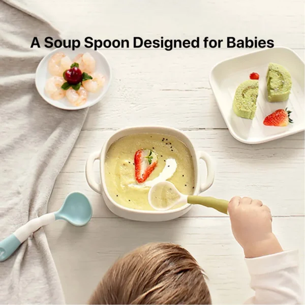BC Babycare Flexible Baby Spoon Training Sendok Makan Belajar Bayi - Image 2