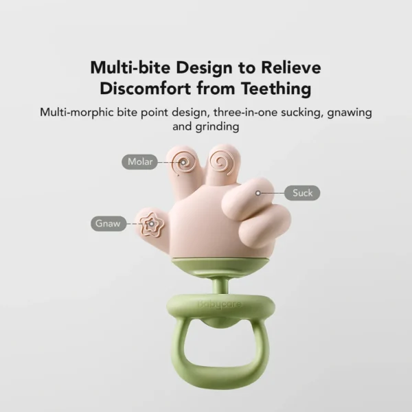 BC Babycare Finger Teether Silicone Silikon Gigitan Bayi - Image 2