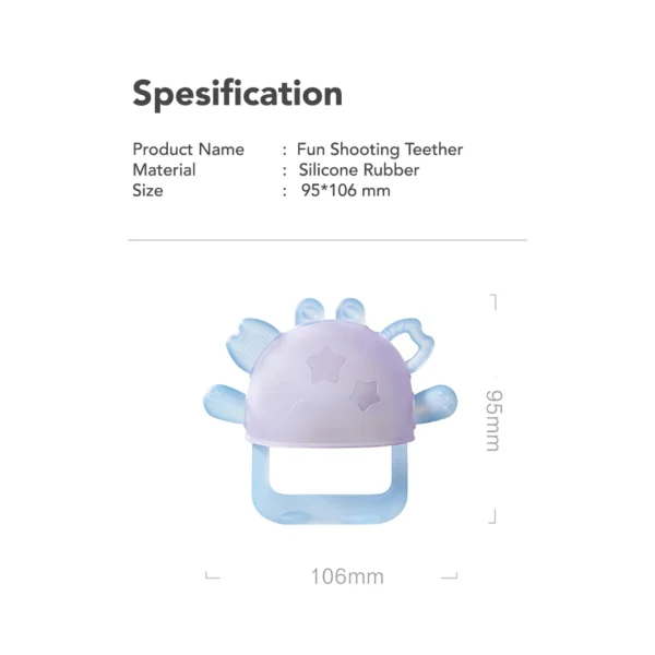 BC Babycare Silicone Hand Teether Bracelet Gelang Mainan Gigitan Bayi - Image 7