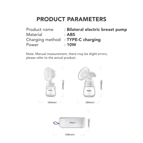 BC Babycare Electric Breast Pump Pompa Asi Bayi Elektrik - Image 8