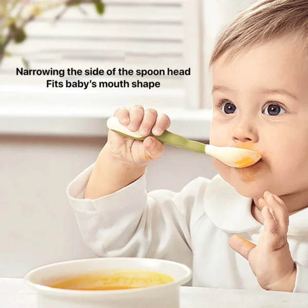 BC Babycare Flexible Baby Spoon Training Sendok Makan Belajar Bayi - Image 3