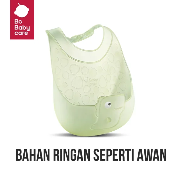 BC Babycare Silicone Bib Slabber Baby Celemek Makan Bayi Mpasi